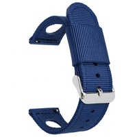 Bracelet en nylon réglable 20/22 mm pour montre connectée GT3 avec boucle à dégagement rapide et conception double couche