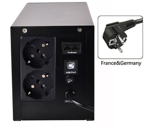 1000VA 1200VA <span class=keywords><strong>1500VA</strong></span> 2000VA スタンバイ<span class=keywords><strong>UPS</strong></span> 内蔵バッテリー付き 220V 50/60Hz 小型バックアップ無停電電源装置 LEDディスプレイ - Product Image 4