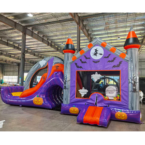 Château gonflable avec toboggan, résistant à l'eau, pour Halloween, fourni directement par l'usine - Product Image 6