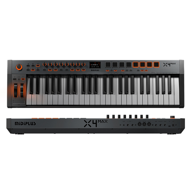 Midiplus X4 MAX 49 Keys Professional Master MIDI Keyboard Controller Plug and Play USB 49 Key MIDI Controller for Music Produce