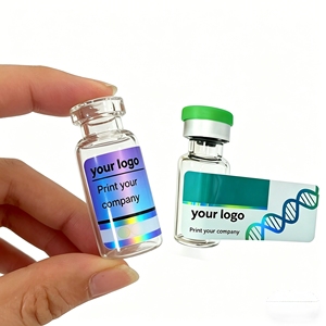 Etiqueta para Botellas de Suplementos para <span class=keywords><strong>Jóvenes</strong></span>, 2ml 5ml 10ml, Personalizada <span class=keywords><strong>con</strong></span> Péptidos, Adhesivo de Vidrio y Plástico para Adelgazamiento y Salud - Product Image 4