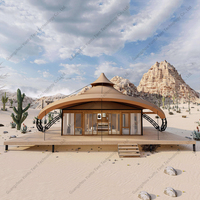 Tente de luxe Tethys pour hôtel-resort extérieur, en PVDF et toile, pour safari, glamping et salons professionnels
