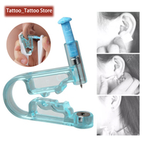 Pistolet de perçage jetable, 1 unité stérilisée pour Cartilage, Tragus, Helix, sans douleur, Kit de perçage pour oreilles