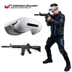 Máquina <span class=keywords><strong>de</strong></span> Juegos <span class=keywords><strong>de</strong></span> Arcade para Interiores, <span class=keywords><strong>Simulador</strong></span> <span class=keywords><strong>de</strong></span> Realidad Virtual 9D VR, Campo <span class=keywords><strong>de</strong></span> Tiro con Pistola <span class=keywords><strong>de</strong></span> Movimiento Libre, Metal - Product Image 1