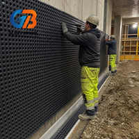 Planche de drainage de toit en PEHD haute résistance, design moderne, drainage stable, anti-racine, entretien quotidien simplifié pour les parcs aquatiques