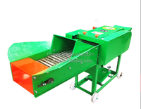 Hacheur d'ensilage Machine déchiqueteuse pour ferme Coupe-paillettes de maïs électrique Hachoir d'herbe Broyeur d'alimentation