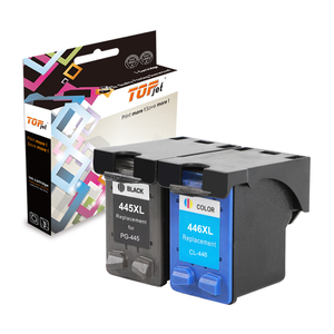 Topjet PG445XL CL446XL ตลับหมึกสีที่ผลิตซ้ํา PG <span class=keywords><strong>445</strong></span> CL 446 PG445 445XL 446XL สําหรับ Canon PIXMA MG5540 MX494 เครื่องพิมพ์ - Product Image 1