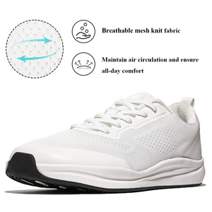 <span class=keywords><strong>Scarpe</strong></span> Sportive Casual Unisex <span class=keywords><strong>con</strong></span> Punta Larga, Traspiranti in Mesh, Antiscivolo, Morbide, Leggere, Ergonomiche per Uso Quotidiano, Personalizzazione di Fabbrica - Product Image 4