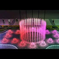 Fuente de Agua Comercial para Exteriores con Diseño Animado Mágico Personalizado 2D y 3D, Música y Agua Danzante, Novedad 2026