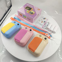 Appareil photo instantané sans encre pour enfants, grand écran de 3,5 pouces, enregistreur vidéo 1080P, capteur CMOS, papier thermique MicroSD, cadeau