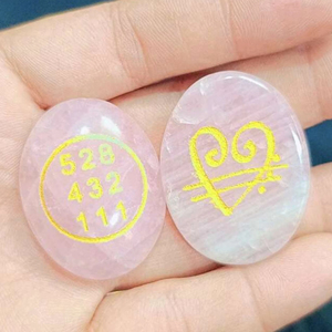 Piedra de Cuarzo Rosa Zibu Soin de Estilo Religioso, Ágata para Decoración del Hogar, Venta al por Mayor en Línea, Grabado en Bolsillo - Product Image 1