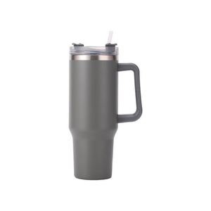 40oz Travel Car H1.0 Handle Tumbler Stainless Vacuum <b>Mug</b> <b>Lid</b> Straw Non-Slip ODM Custom Design - Product Image 5