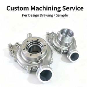Carcasa de compresor turbo personalizada OEM de fundición en arena de acero, hierro, latón, impulsor de agua, carcasa de bomba hidráulica de agua - Product Image 1