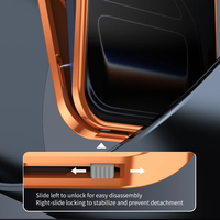 Coque de téléphone en métal aluminium de luxe en gros pour 17/14/15/16 Pro Max avec support magnétique et protection d'écran en verre anti-espion