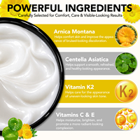 MasaiGGe Crème Hydratante Corporelle à Action Rapide à l'Arnica Montana pour les Contusions, les Gonflements, les Décolorations et les Peaux Sensibles