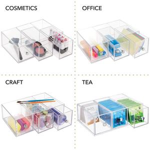 Acrylic <strong>Kitchen</strong> <strong>Pantry</strong>, Cabinet, Countertop Organizer Storage Station for Coffee, Tea, Sugar Packets - Product Image 4