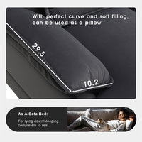 Sofá en Forma de U de Terciopelo Gris Europeo, 6 Plazas, Juego de Sofás Tapizados con Chaise Longue para Sala de Estar u Oficina