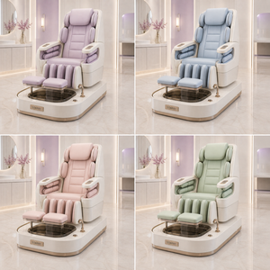 Foot Spa <b>Chair</b> with Arm Airbags for Premium Nail Salon - Product Image 3