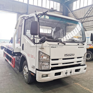 Venta de Fábrica Nuevo Camión de Rescate de Plataforma Plana Diésel Pequeño ISUZU 700P 4X2 Portacoches con Grúa de Remolque para Averiados - Product Image 4