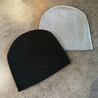Gorro de Punto Acrílico Vintage de Diseño Personalizado, Cálido para Otoño e Invierno, Estilo Hip Hop Rap, con Logotipo Personalizado