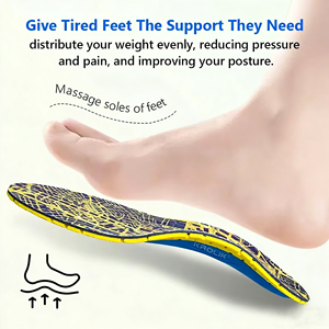 Solette Ortopediche per Alleviare il Dolore da Spurta Calcanea, Inserti in Memory Foam per <span class=keywords><strong>Scarpe</strong></span>, Supporto Plantare Completo per <span class=keywords><strong>Uomo</strong></span> e Donna - Product Image 3