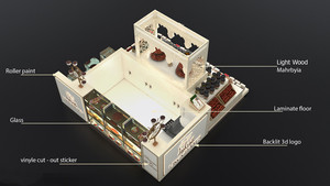 Quiosco de exhibición de tuercas de caramelo, <span class=keywords><strong>tienda</strong></span> de dulces, diseño 3D, chocolate, usado en centro comercial - Product Image 3