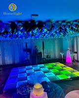 Lumière de scène de fête LED Dancefloor contrôle en ligne Luces Dj 3d miroir Led carreaux de piste de danse lumière de scène pour la location de mariage à l'église