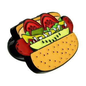 Pin de solapa esmalte fresco comida estilo <span class=keywords><strong>Chicago</strong></span> Hot Dog - Product Image 2