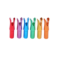 Nock interne en aluminium 6.2 ID, longueur 31.7mm, à pression, pour accessoire de diamètre intérieur 6.2mm