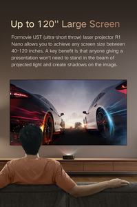 Vente flash Wupro X <span class=keywords><strong>Formovie</strong></span> Mini projecteur laser portable <span class=keywords><strong>UST</strong></span> 3+16 Go 1200 ANSI Lumens 1080P Home Cinéma DLP Projecteur laser 4K - Product Image 4