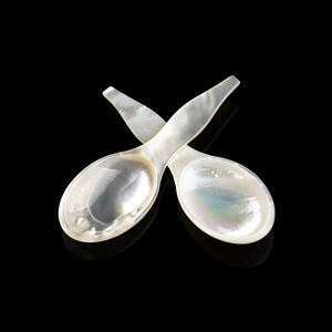 <span class=keywords><strong>Madreperla</strong></span> Bianca Naturale a Forma di Cucchiaio Utilizzabile per Creare Gioielli <span class=keywords><strong>Madreperla</strong></span> Bianca di Alta Qualità Supporta la Personalizzazione - Product Image 3