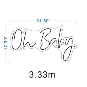LC Drop Shipping Product Oh Baby <strong>Sign</strong> Neon Words Eye-catching LED Party Neon <strong>Sign</strong> - Product Image 5