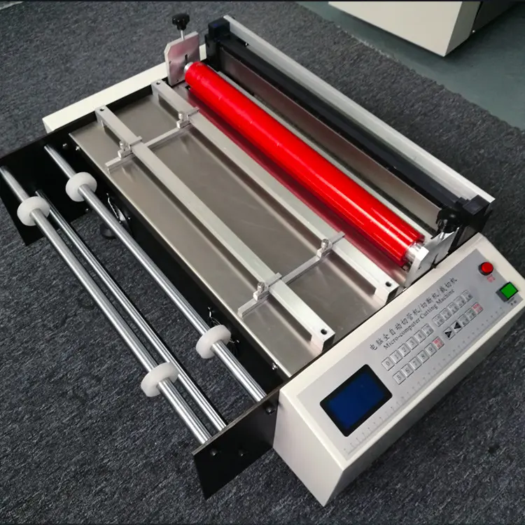 SIGO-HYD400 400mm width CNC computer paper slitting machine roll to sheet cutting machine