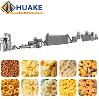 Ligne de production automatique de craquelins de riz fourrés, extrudeuse bivis pour snacks
