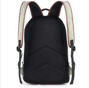 Lianfa Nhà Máy OEM Tùy Chỉnh Mới Thời Trang Vải Đay Bông Không Thấm Nước Tự Nhiên Sinh Viên Đại Học Phong Cách Gai Ba Lô - Product Image 3