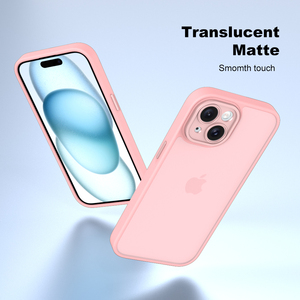 Mờ điện thoại di động Trường hợp đối với iPhone 15/15 Pro/15 Pro Max Matte điện thoại bìa với ống kính máy ảnh bảo vệ - Product Image 5