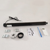 Moteur tubulaire radio AC220V 50Hz 80Nm en gros avec télécommande 15 canaux IP44 pour opérateur de porte de garage automatique et porte roulante