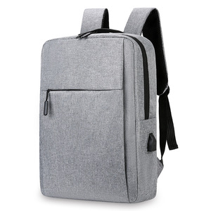 Mochila para Portátil Unisex con Logotipo Personalizado, USB, Impermeable, Antirrobo, con Cierre de Cremallera, PU, 20-35L, Gran Capacidad, Oxford, para la Escuela, Viajes - Product Image 1