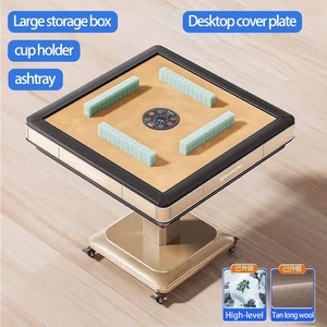 <span class=keywords><strong>Table</strong></span> de Mahjong Automatique Pliante de Luxe Moderne, 4 Joueurs, Électrique Silencieuse, pour Usage Domestique et Salle à Manger, AC 220-240V, Assemblage Casino - Vente Chaude - Product Image 4