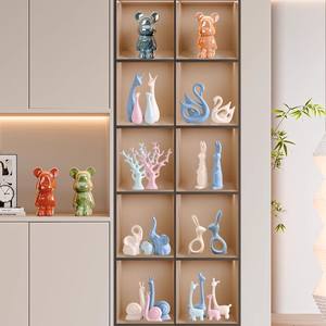 Nordique Minimaliste En Céramique Petits Ornements Creative Animal Décorations De Bureau pour La Maison Salon Cave À Vin Chambre Cadeau - Product Image 2