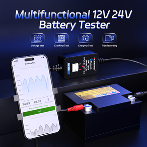 Monitor de batería de coche Konnwei BK300 de 12V, probador de voltaje de batería Bluetooth para sistema Solar automotriz RV Marine Boat - Product Image 6