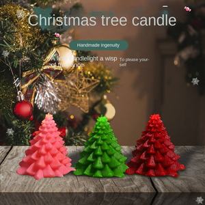 Yüksek kalite noel ağacı şekilli düşük sıcaklık erotik mumlar el yapımı soya balmumu yetişkin oyuncak kokulu mumlar - Product Image 2