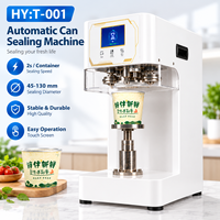 Scelleuse automatique de boîtes de conserve commerciale HY:T-001, diamètre de scellage 45-130 mm, 250 W