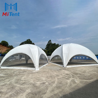 Tente hexagonale arquée en aluminium pour l'extérieur, 6m 8m, pour fêtes, événements sportifs, salon d'athlètes