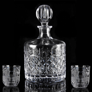 En stock gobelet en <span class=keywords><strong>verre</strong></span> pour <span class=keywords><strong>whisky</strong></span> et liqueur Base épaisse gaufrée Barware Rye <span class=keywords><strong>Whisky</strong></span> Dégustation Heavy Duty Crystal Glass - Product Image 3