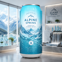 Écran LED cylindrique flexible personnalisé P2, écrans en forme de bouteille de boisson avec support publicitaire numérique pour supermarché