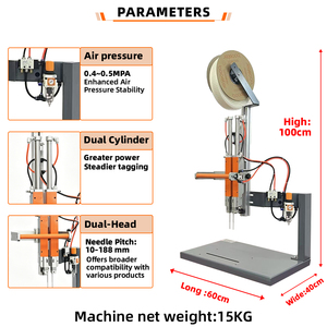 Machine automatique de fabrication de fil à agrafer avec système d'aiguilles réglables – Stock disponible pour la production de pinces à agrafes - Product Image 1