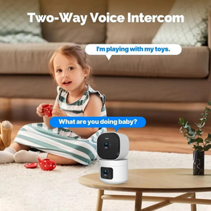 Caméra de sécurité PTZ Tuya 4MP à double objectif, moniteur bébé WiFi IP, <span class=keywords><strong>surveillance</strong></span> domestique sans fil intérieure, détection humaine IA, suivi automatique - Product Image 6