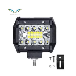 נהיגה אור מנורת 4 אינץ 60w LED עבודה אור בר 12V פנס עבור סירת קומבו Jeep 4WD טרקטורונים UTV SUV משאית 4x4 רכב עבודה אור