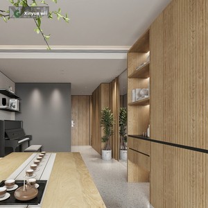 Muebles Completos para Toda la Casa, Armario de Cocina de Madera Maciza, Estilo Minimalista, Estilo Wabi-Sabi, Garantía de 5 Años - Product Image 4